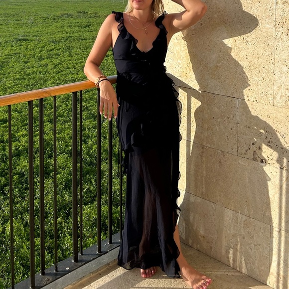 Blue wrap dress - Picture 3 of 8